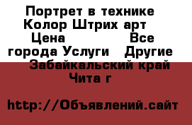 Портрет в технике “Колор-Штрих-арт“ › Цена ­ 250-350 - Все города Услуги » Другие   . Забайкальский край,Чита г.